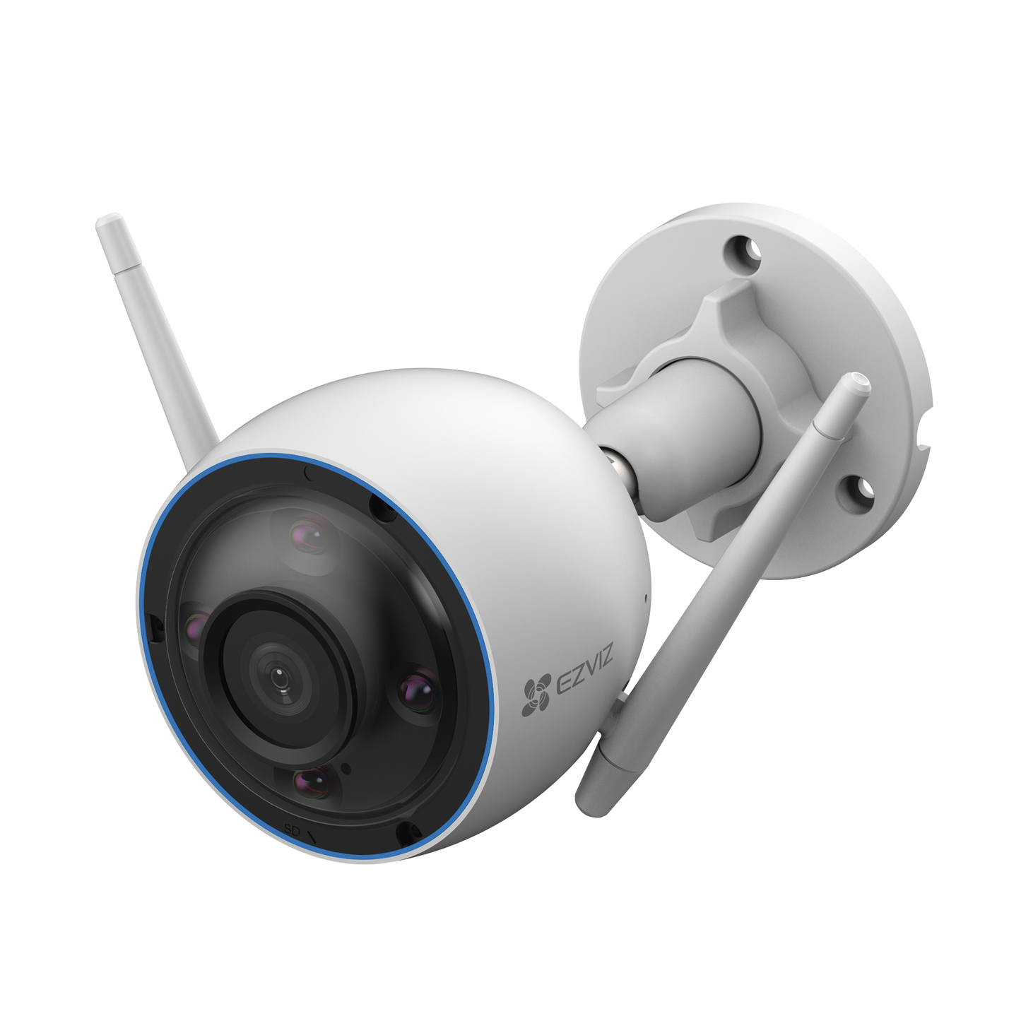 Bala Wi-Fi / 5MP (3K) / Detección humana / Detección de Vehiculo / Sirena / Luz Parpadeante / Colores en Oscuridad / Micro SD / Uso en Exterior