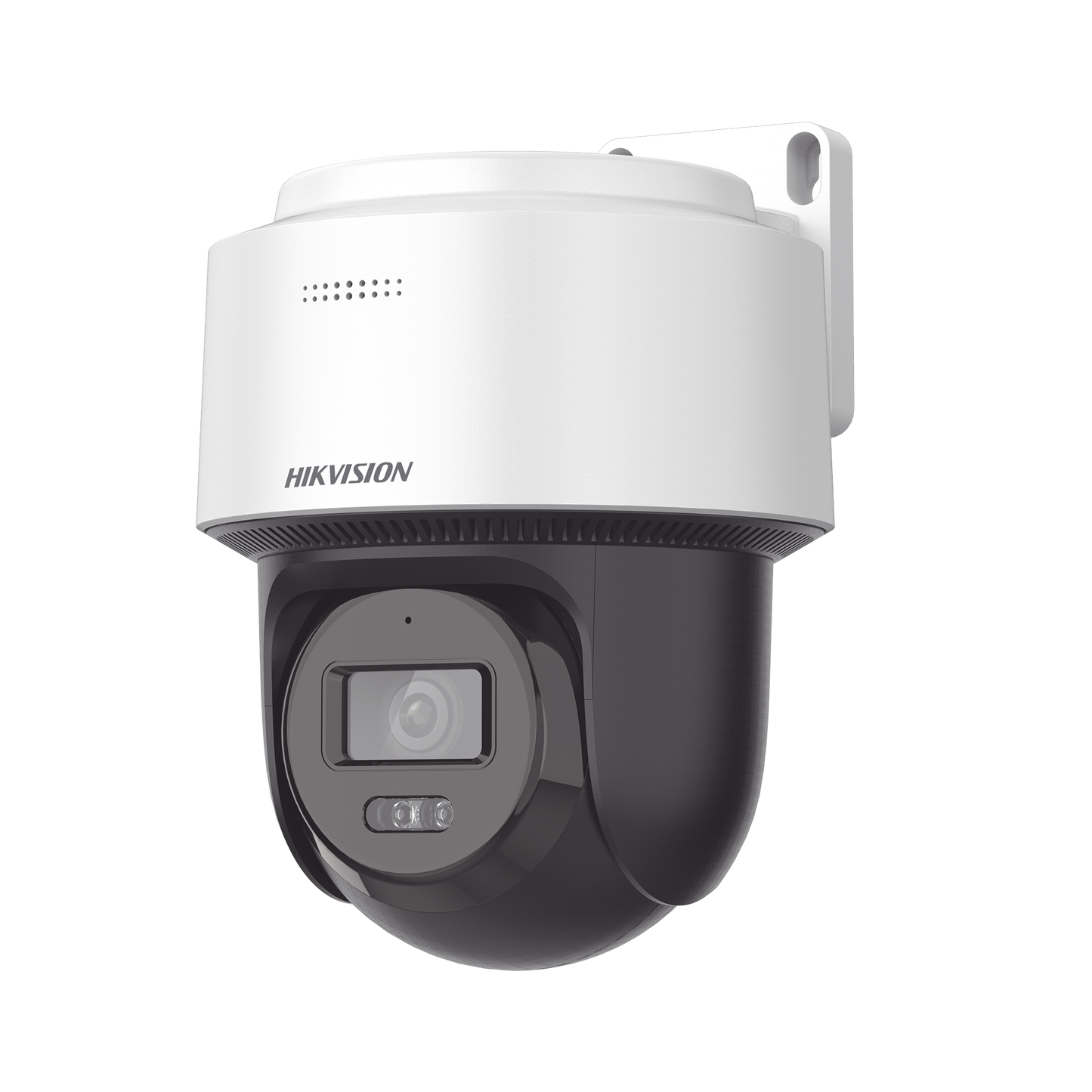 Cámara Domo PT IP 4MP Hikvision | Dual Light, Audio de Dos Vías, AcuSense y PoE