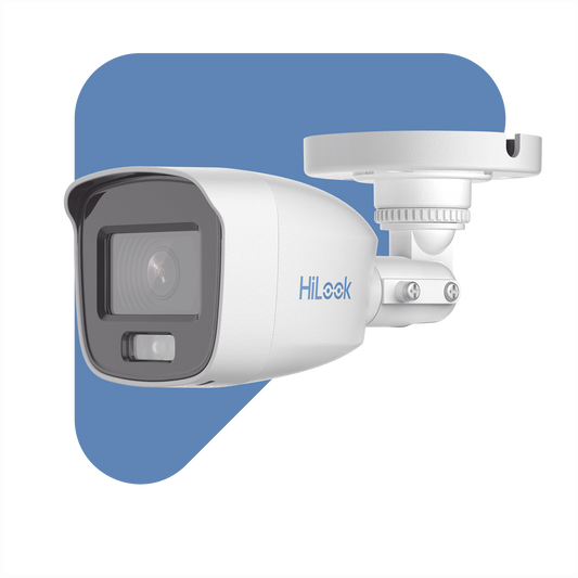 Bala TURBOHD 2 MP ColorVu 24/7 Lente 2.8 mm IP66 HiLook