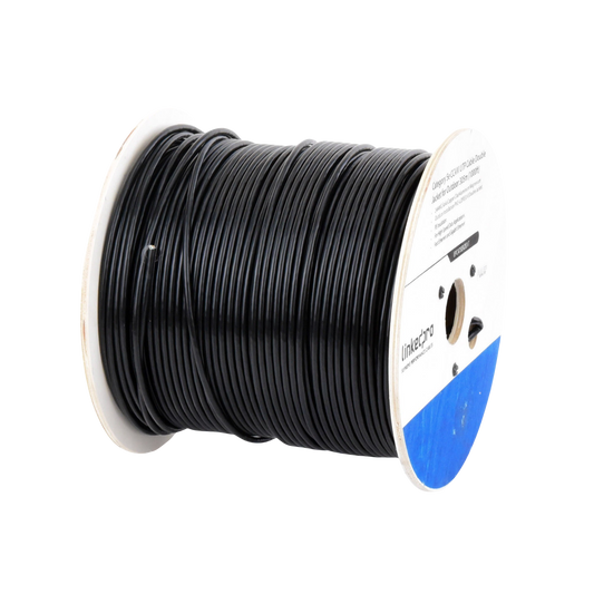 Bobina de Cable Cat5e CCA 305 m Exterior Negro LinkedPro Doble Forro
