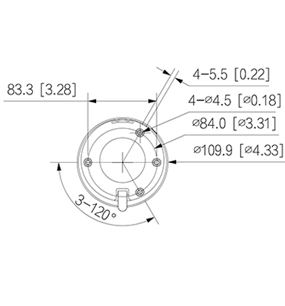 Cámara IP Domo 4MP Dahua DH-IPC-T1E40 (Lente 2.8mm, IR 30 m, H.265+, IP67)