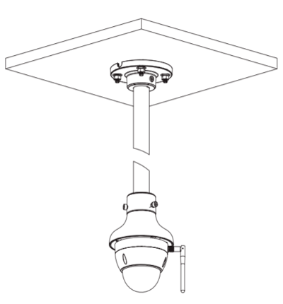 Cámara IP Domo WiFi 4MP Dahua DH-IPC-HDBW1430DE-SW (Lente 2.8mm, IR 30m, Anti-vandal IK10, IP67)