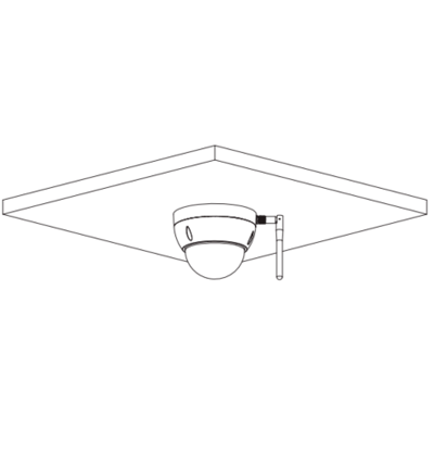 Cámara IP Domo WiFi 4MP Dahua DH-IPC-HDBW1430DE-SW (Lente 2.8mm, IR 30m, Anti-vandal IK10, IP67)