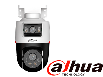 Cámara IP PT Dual 2 MP Dahua DH-IPC-PTS2249B-E2-S-PV-PRO (PTZ, Full-Color, Audio Bidireccional, Exterior)