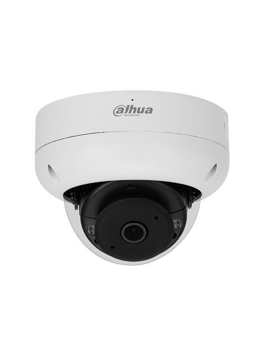 Cámara IP Domo 4 MP Dahua DH-IPC-HDBW3441R-AS-P (Lente 2.8 mm, IR 30 m, Exterior/Interior, Audio)