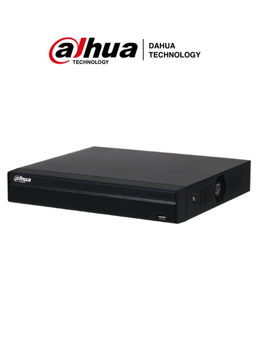Grabador de Red 4 canales 4K Dahua NVR1104HS-P-S3H (NVR, H.265+, ONVIF)