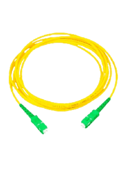 Jumper Fibra Óptica SC-SC Monomodo APC 3 m (LMN-FO-SCA-SCA-03)