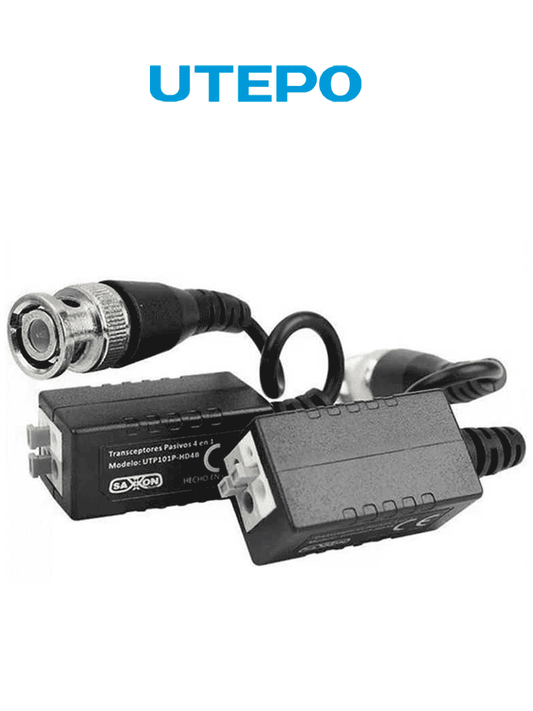 Par de Transceptores Pasivos (Video Baluns) UTEPO UTP101PHD4B