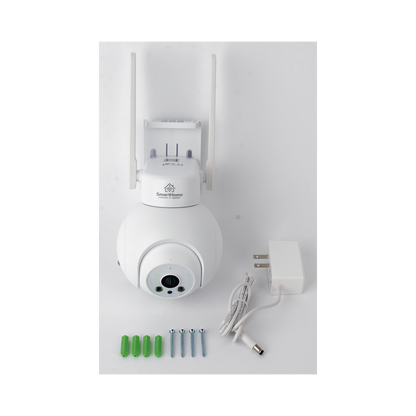 Cámara IP PT 2MP 4G SmartHome by EPCOM SCAM2PT4G | Visión Nocturna a Color, Audio Bidireccional y Autoseguimiento