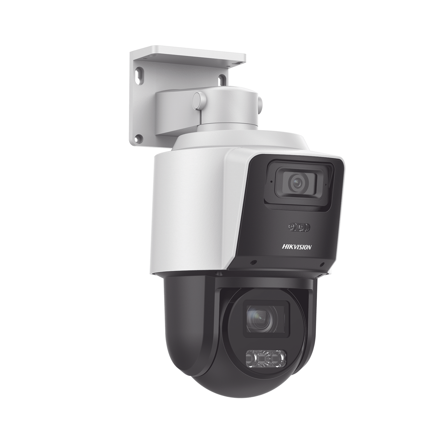 Cámara PTZ IP TandemVu 4MP Hikvision | Panorámica + PTZ, Zoom 4X y Dual Light