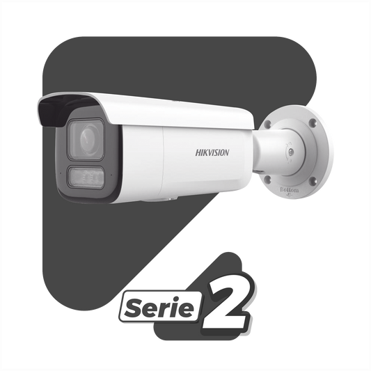 Bala IP 8 MP Dual Light Lente Motorizado 2.8–12 mm AcuSense Hikvision