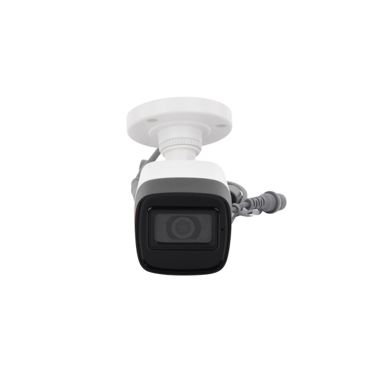 Bala TURBOHD 5 MP / Audio por Coaxitron / Gran Angular 85.5° / Lente 2.8 mm / 30 m IR EXIR / Exterior IP67