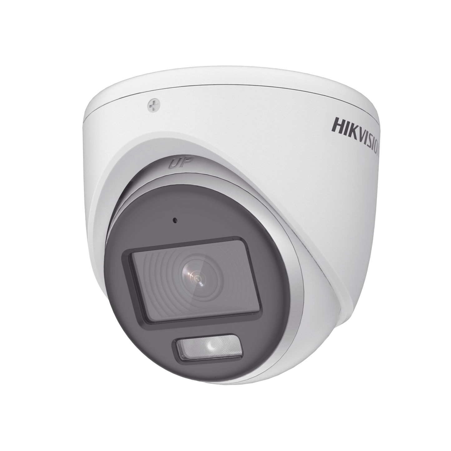 Cámara Turret TurboHD 5MP ColorVu con Micrófono Integrado Exterior Hikvision DS-2CE70KF0T-MFS