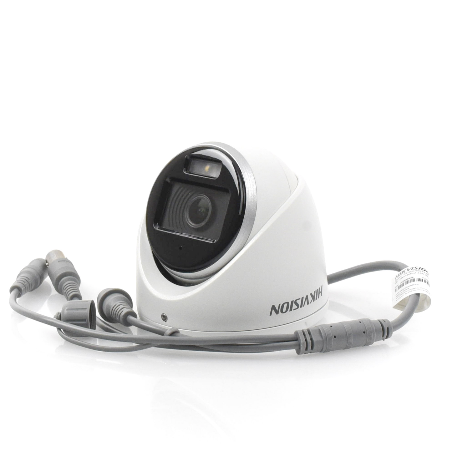 Cámara Turret TurboHD 5MP ColorVu con Micrófono Integrado Exterior Hikvision DS-2CE70KF0T-MFS