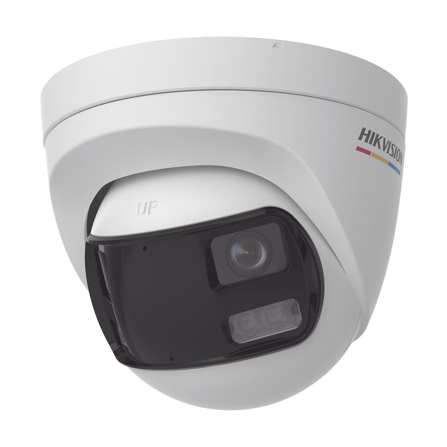 Cámara Turret Hikvision 3K 5MP 180° ColorVu Dual Light IP67 DS-2CE72KF3TP-DLS