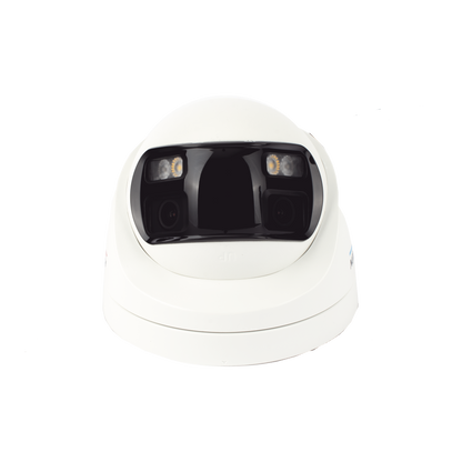 Cámara Turret Hikvision 3K 5MP 180° ColorVu Dual Light IP67 DS-2CE72KF3TP-DLS