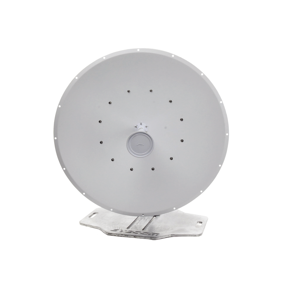 Antena Direccional airFiber X, ideal para enlaces Punto a Punto (PtP), frecuencia 5 GHz (4.9 - 5.8 GHz) de 34 dBi slant 45