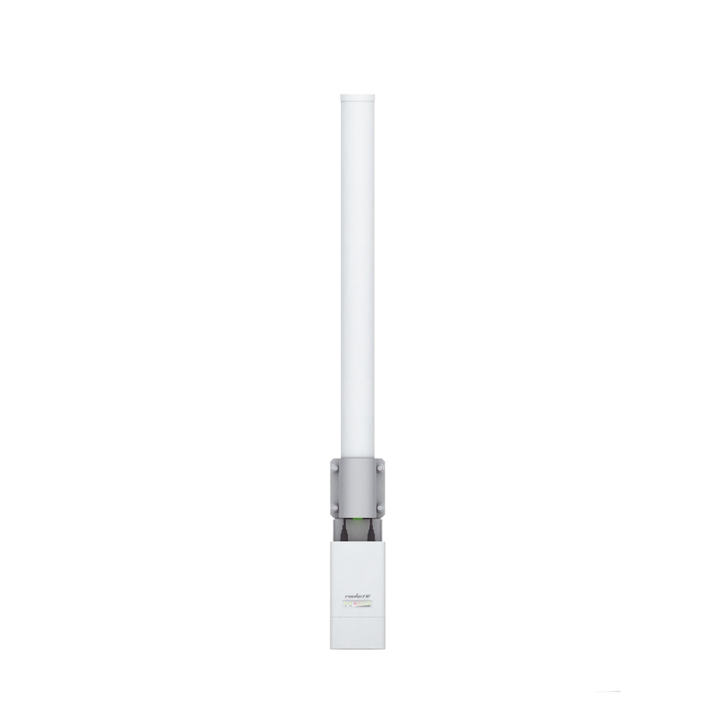 Antena omnidireccional, potente cobertura de 360°, doble polaridad MIMO 2x2, frecuencia 5 GHz (5.45-5.85 GHz) de 13 dBi