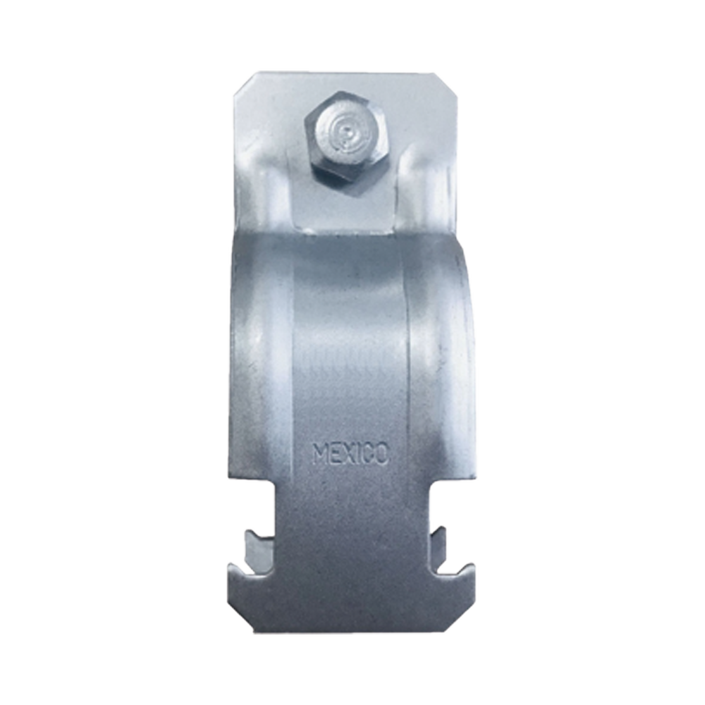 Abrazadera Unicanal para Conduit Cédula 40 de 1 1/2" (38 mm).