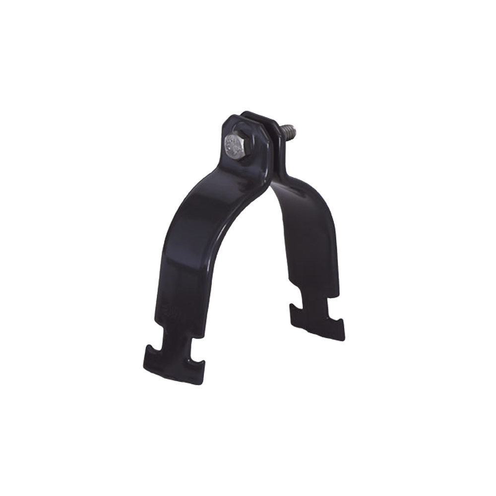 Abrazadera Unicanal con Recubrimiento de PVC de 3/4" (19 mm).