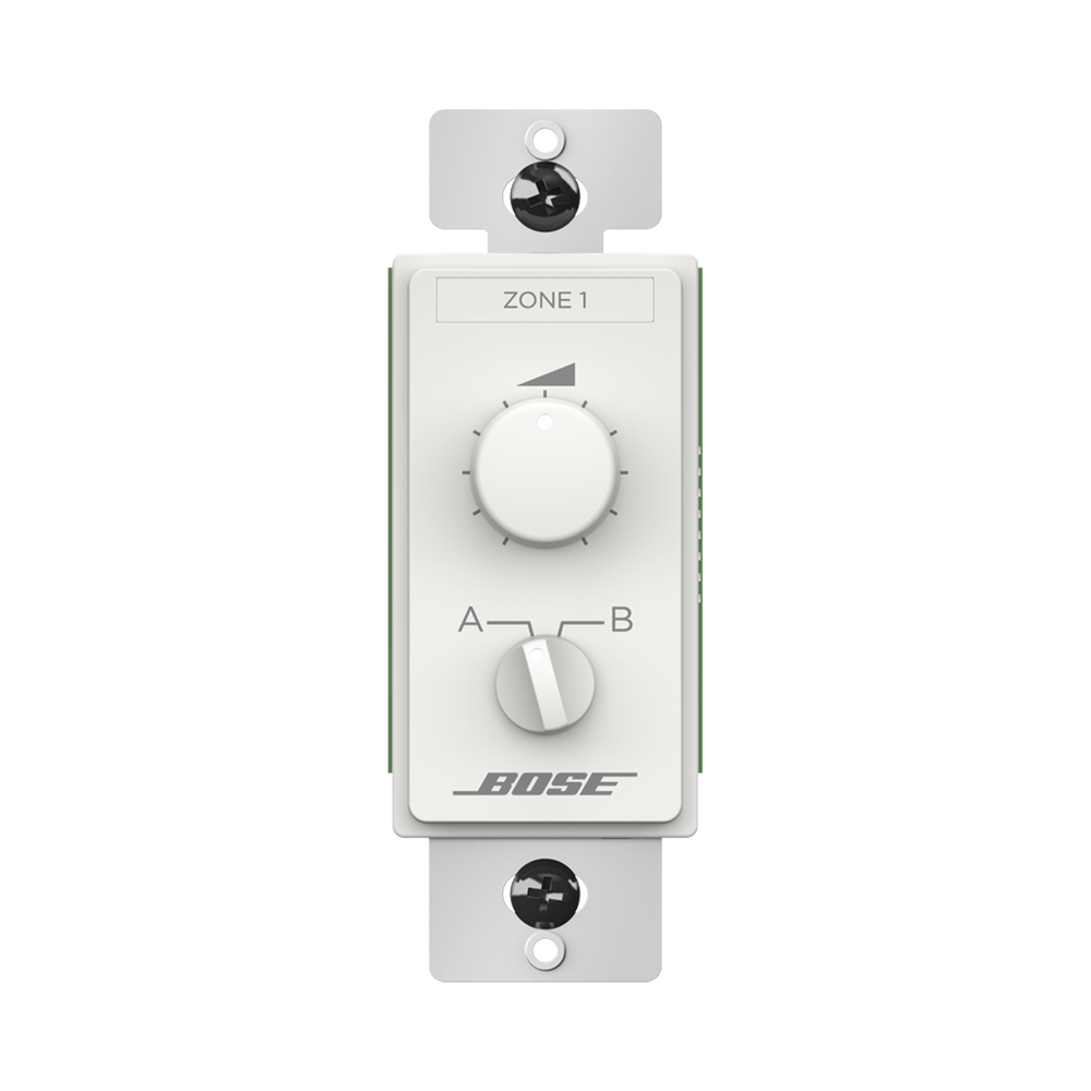Contolador de Volumen y Selector de fuente 2 pasos | Compatible con Amplificadores Freespace, Veritas y Powerspace+ | Blanco