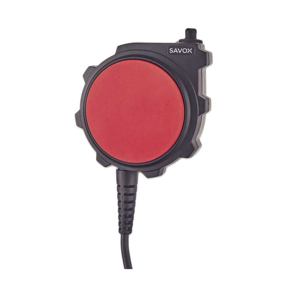 Unidad de Control PTT Savox C-C440 / Compatible con Radio de Dos Vías / Botón PTT Extra Grande / Soporte para Cascos Savox / IP66-IP67 / Botón de Emergencia Opcional