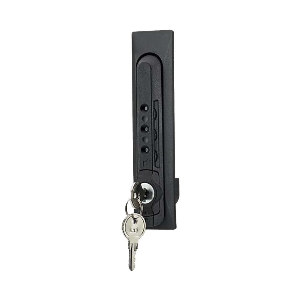 Chapa de Combinación de 3 Dígitos con Llave, Compatible con Gabinetes Tipo N, Tipo S y Tipo D de Panduit, Color Negro