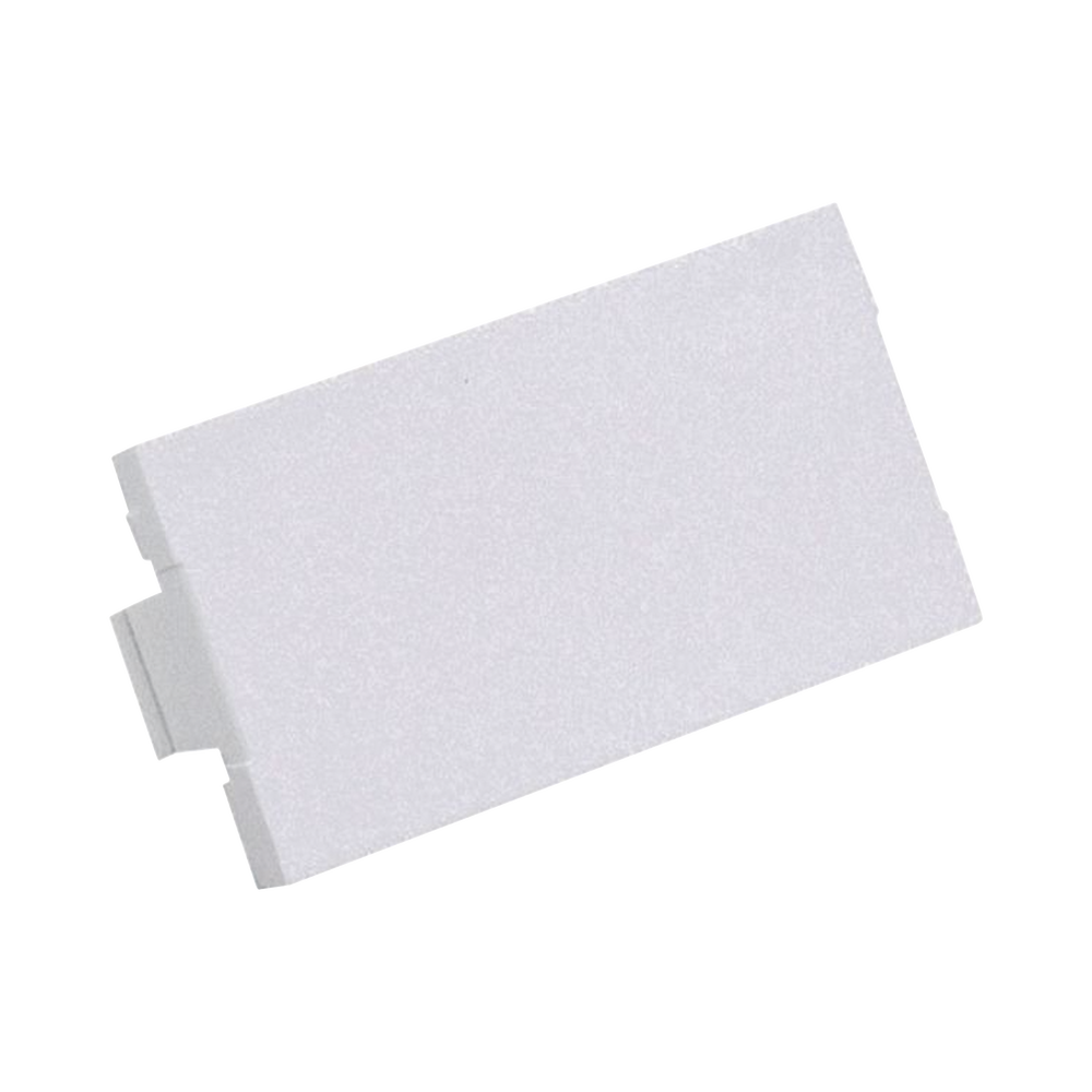 Módulo de Tapa Ciega (Inserto Ciego), de 1/3, Color Blanco Mate, 1 Pieza