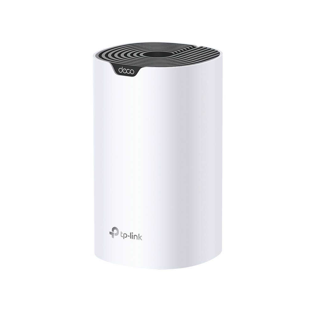 Router Inalámbrico MESH Interior para Hogar / Doble Banda Wi-Fi 5 AC1900 Mbps / 3 Puerto Gigabit WAN/LAN / 3 Antenas Internas / Administración Mediante la App Deco (iOS, Android)