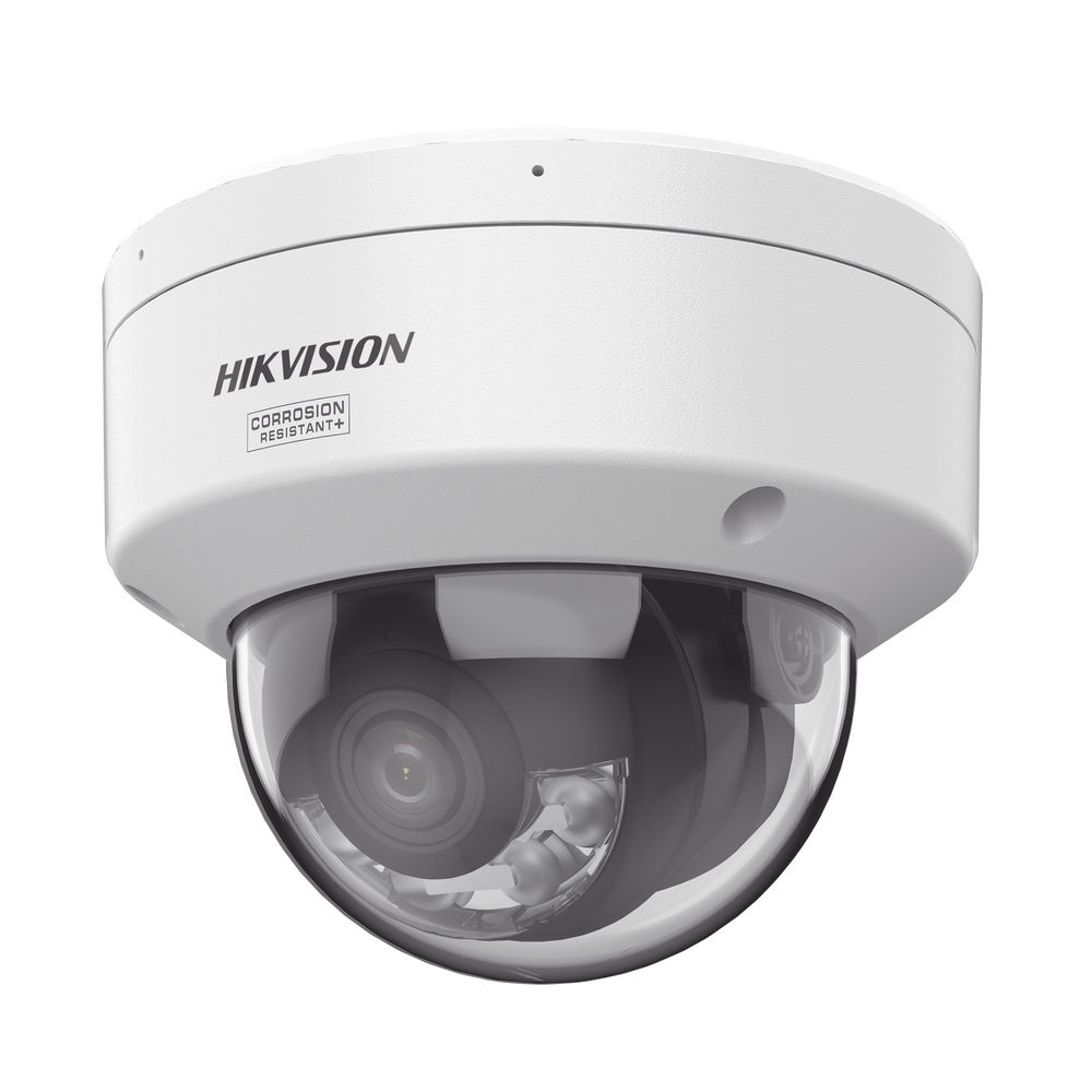 [Dual Light + ColorVu 3.0 + HikAI] Domo IP 4 Megapixel / Lente 2.8 mm / 30 mts IR + Luz Blanca / 2 Microfonos Integrados / Exterior IP67 / WDR 130 dB / ACUSENSE 3.0 / Metal / NEMA 4X / ACUSEEK