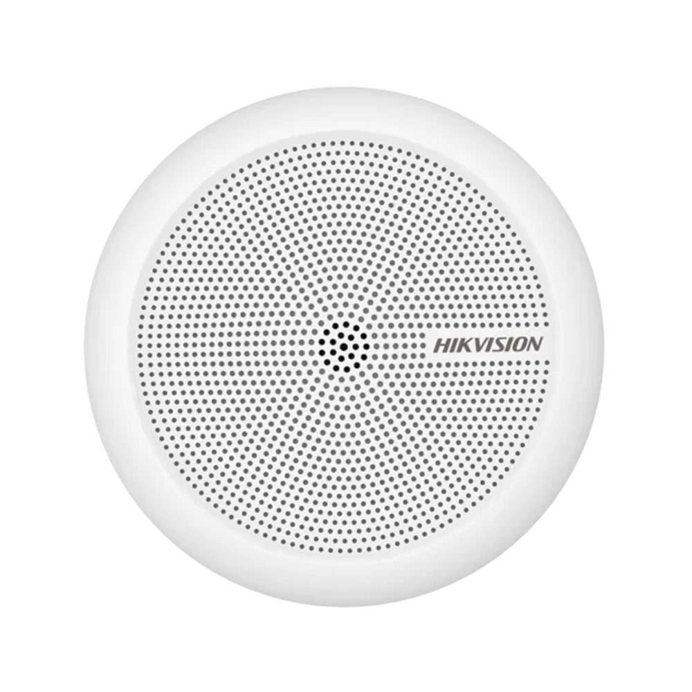 Micrófono Omnidireccional (360°) / Uso en Interior / Preamplificado para CCTV / Cancelación de Ruido Ambiental / Uso en Techo - Pared - Escritorio / Alcance de 5 Metros