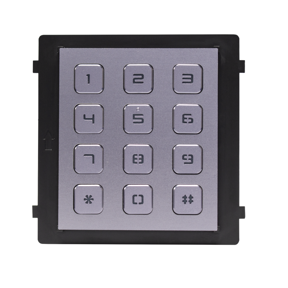 Módulo de Teclado para Frente de Calle Modular / Desbloqueo de Puerta Mediante Código / Llamada a monitor.
