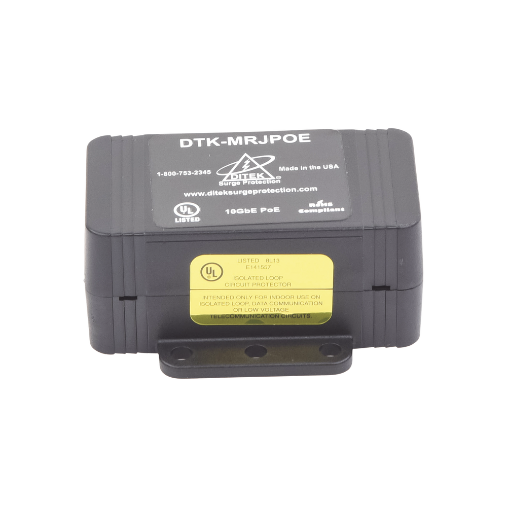 Protector PoE / RJ45 Hembra / 10 GbE / PoE y HiPoE / Cámaras IP y WAP