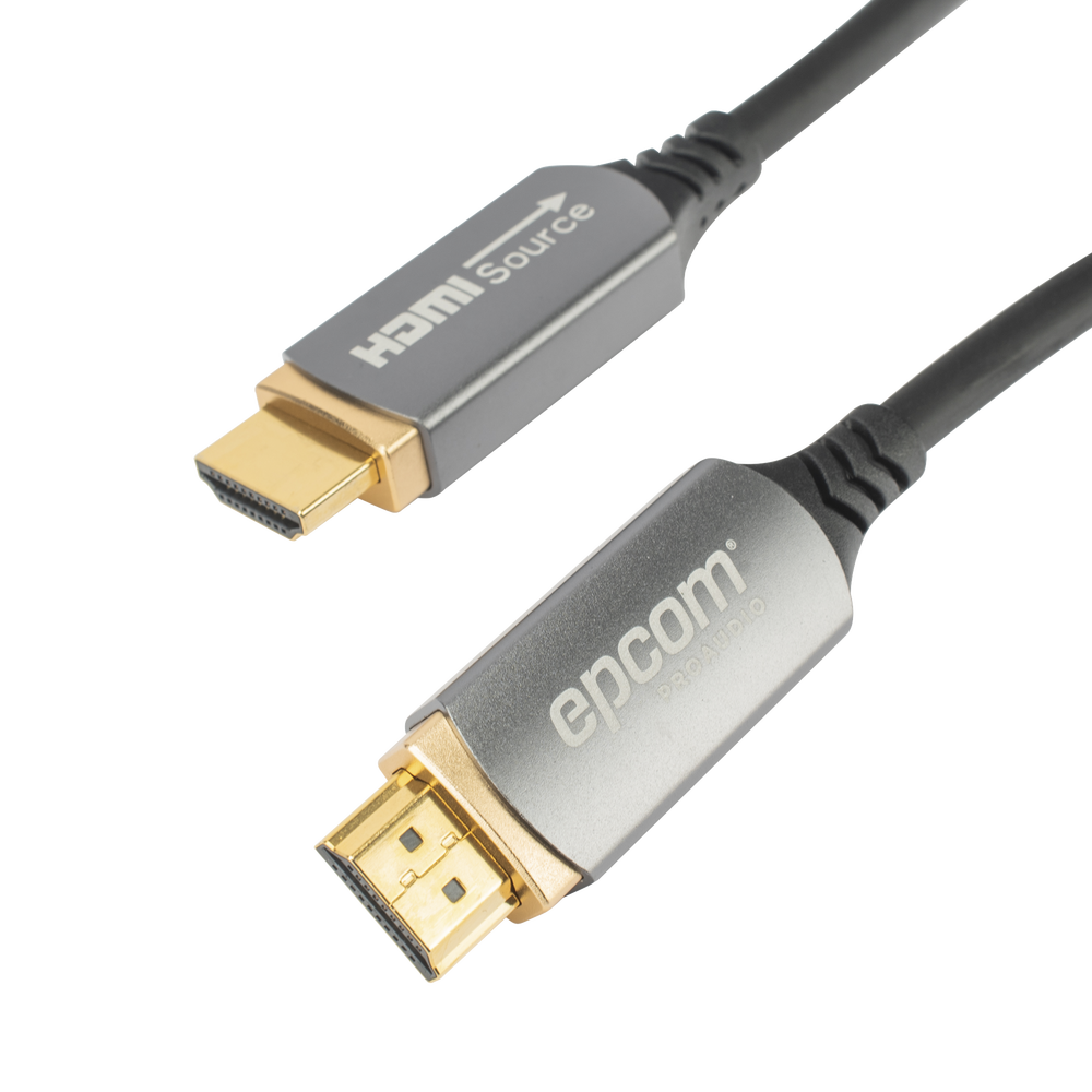 Cable HDMI de Fibra Óptica de 15 Metros (49.21 Pies) | Alta Definición | Versión 2.1 | Alta Velocidad 18Gbps | 8K@60Hz | HDCP 2.2 | Resistente a EMI y RFI