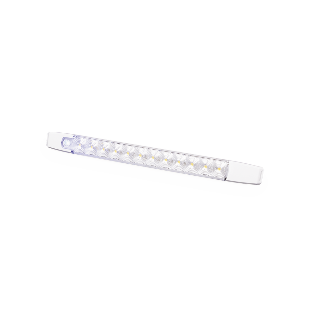 Luz Auxiliar LED Rectangular, 12 LED, 12-24 Vdc,  360 lúmenes