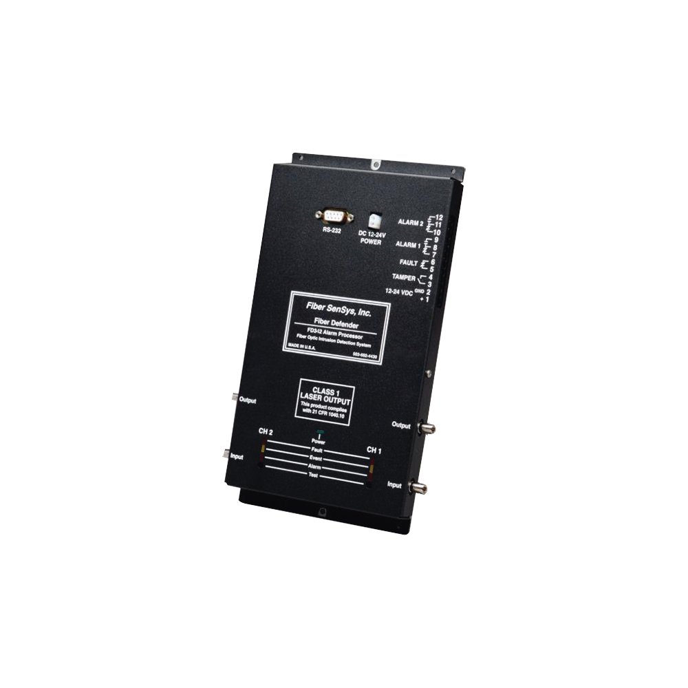 Sensor de Seguridad Perimetral de 2 Zonas/ Detección por Fibra Óptica Sensitiva/ Rango de 0 a 5 Kms de protección / Comunicación IP