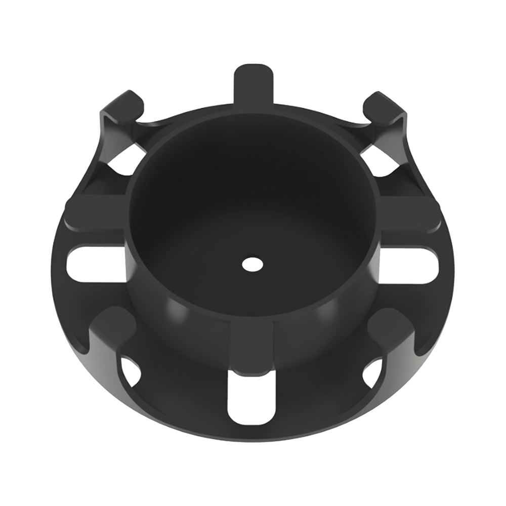 Administrador de Fibra Óptica en Paneles Opticom de 1 UR, Color Negro, 2 Piezas