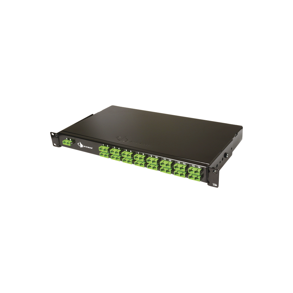 Splitter PON Tipo Panel de 1X32, con Conectores SCU de Entrada y SCU de Salida, 1UR, Color Negro