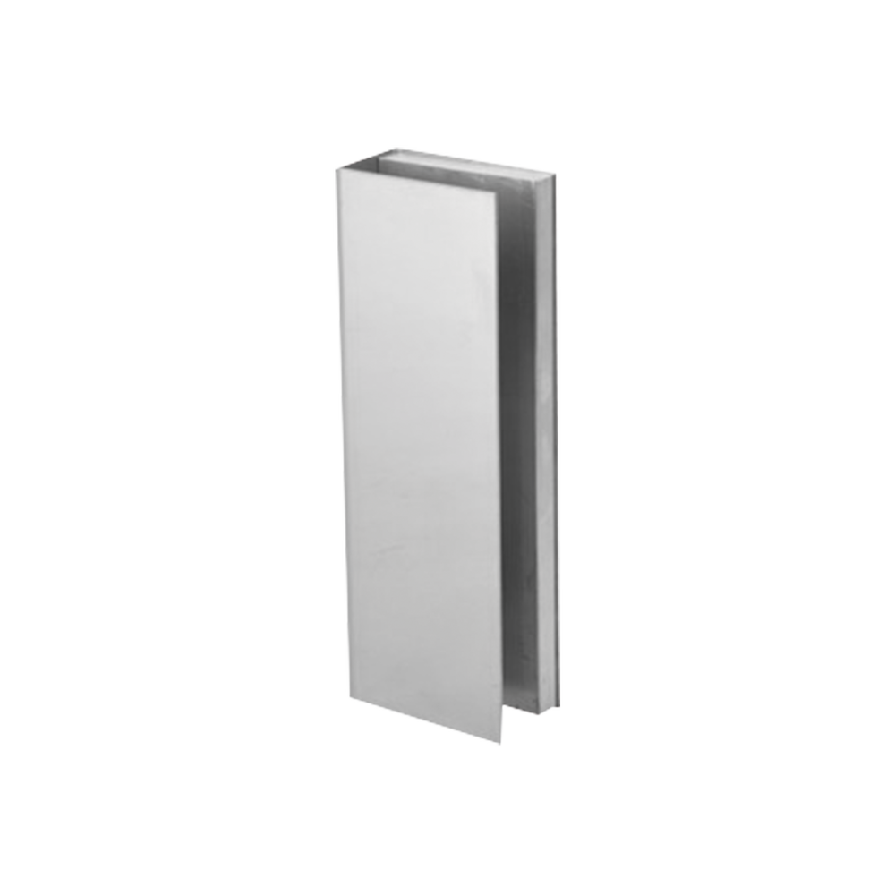 Montaje "U" para Puertas de Vidrio/ 3/4" de Grosor/ Para Chapas Magnéticas de 1200 lbs./ Ajuste por Opresores