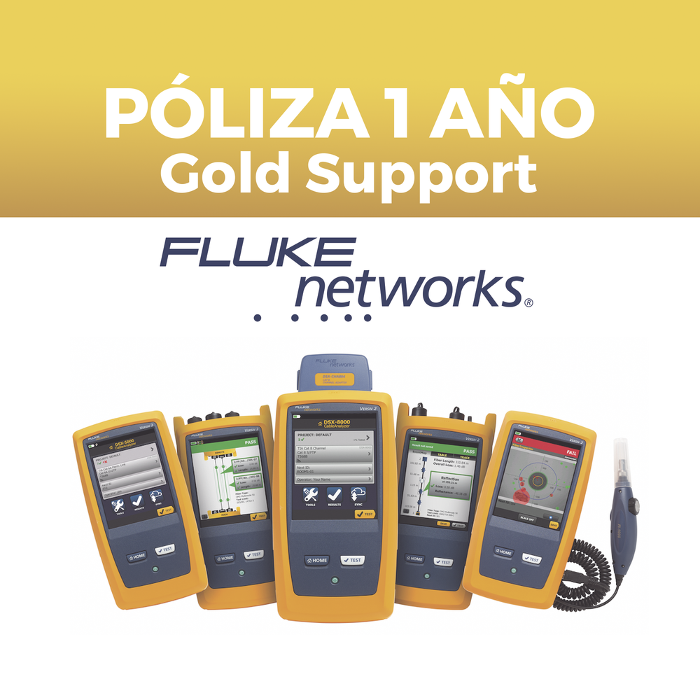Poliza de 1 Año de Soporte Gold Para Certificador CFP2-100-QINT