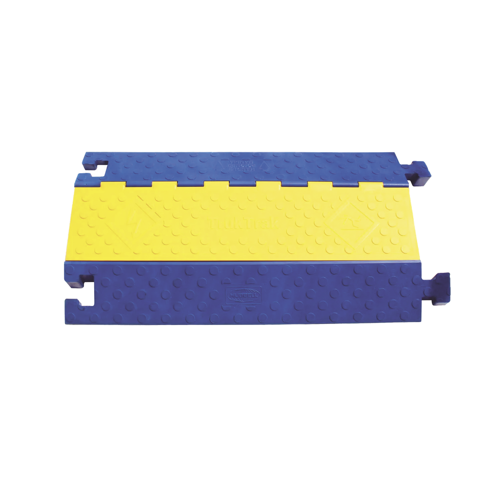 Gestión de Cableado Kellems / Truk Trak de 2 Canales / Color Azul y Amarillo