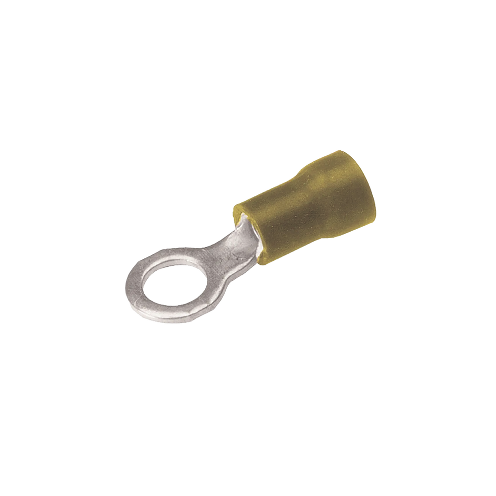 Zapata Terminal de Ojillo para Tornillo 5/16 in (8 mm)/ Calibre 12-10 AWG / Con Aislamiento de Vinilo.