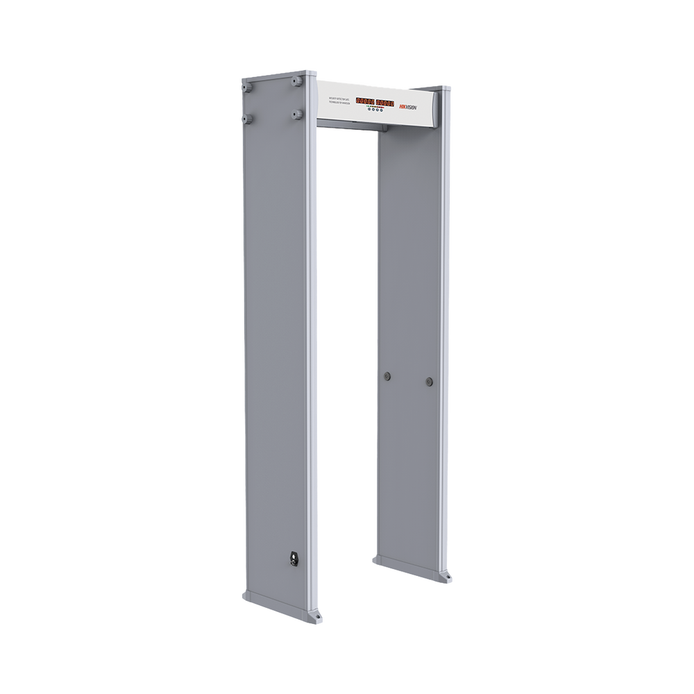 Arco Detector de Metales de 6 Zonas / Contador de Personas y Alarmas / Precisión de una Moneda 25 mm / 255 Niveles Sensibilidad / Pantalla LED
