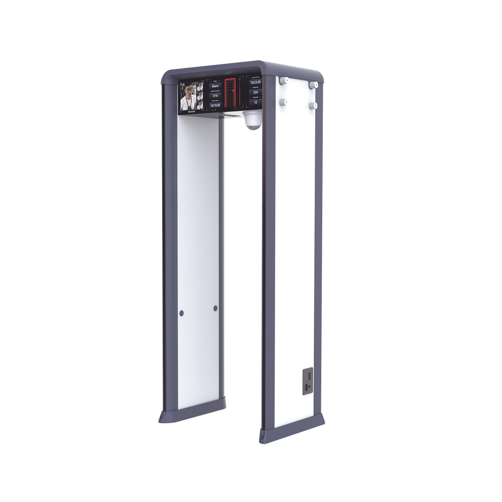 Arco Detector de Metales con Cámara 4 MP y Doble Pantalla 7" y 29" / Hasta 72 Zonas Configurable / Tecnología Anti-Interferencia y Sensibilidad de Última Generación / Conteo de Personas y Alarmas