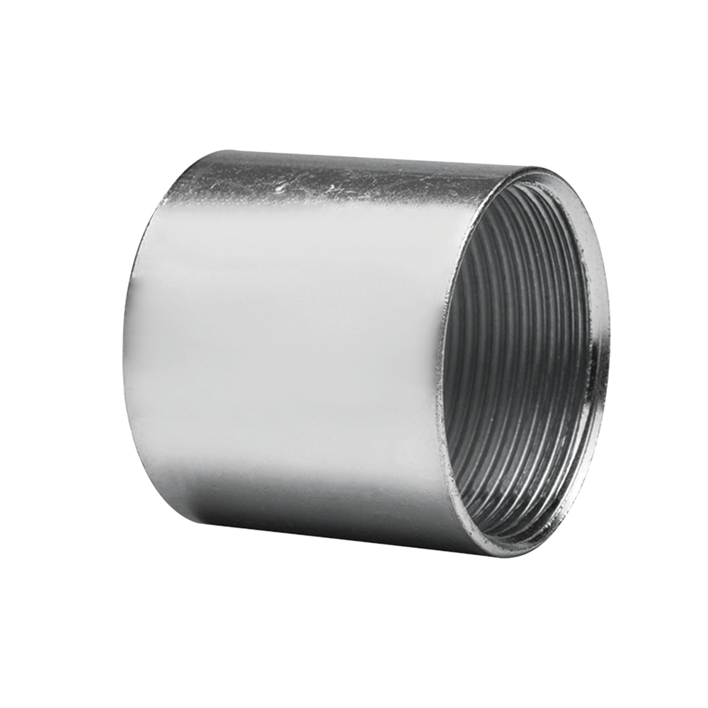 Cople Galvanizado de 1" (25 mm) para Tubo Conduit Cédula 40.