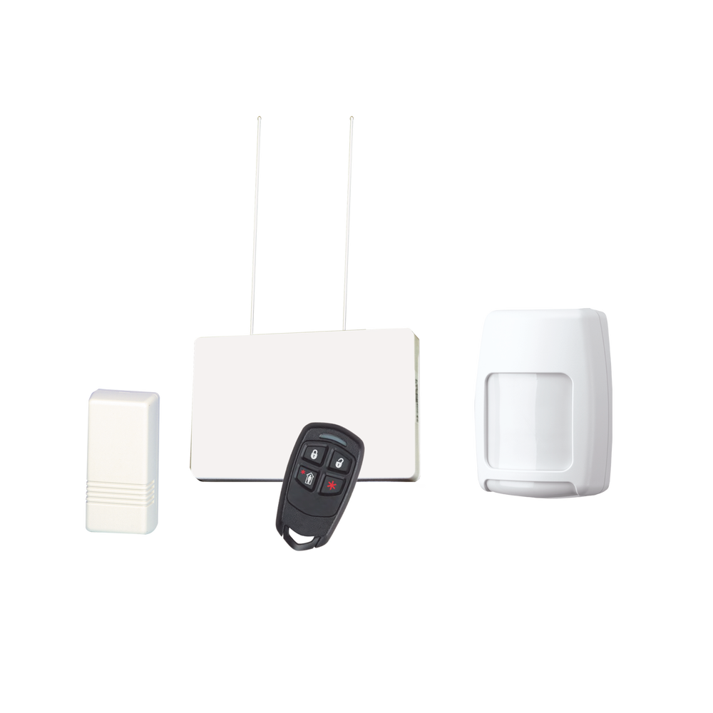 Kit de Receptor y Sensores Inalámbricos Para Panel Vista. Magnéticos y de Movimiento mas Control Remoto