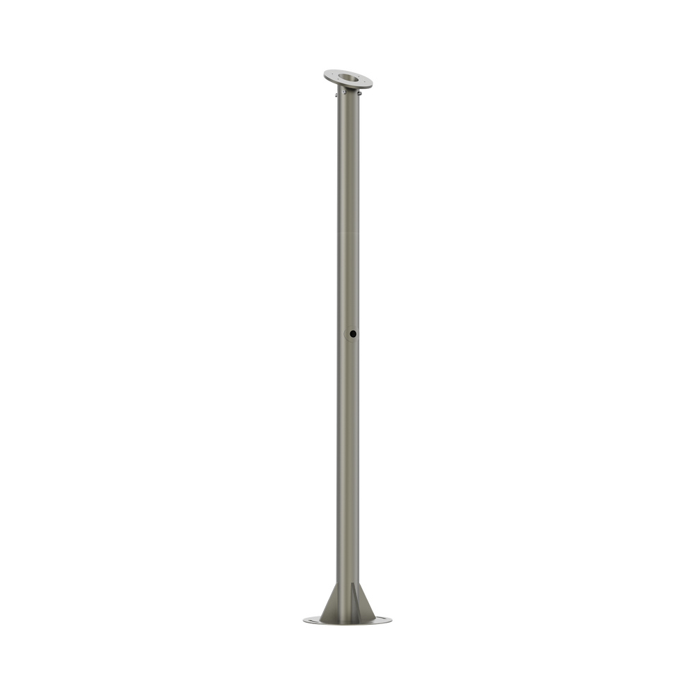 Poste para Cámara ANPR / Compatibilidad con cámara DS-TCG406-E(S),DS-TCG406-E(ER)(2812)/ Altura de 1.5 Metros /  Color Gris