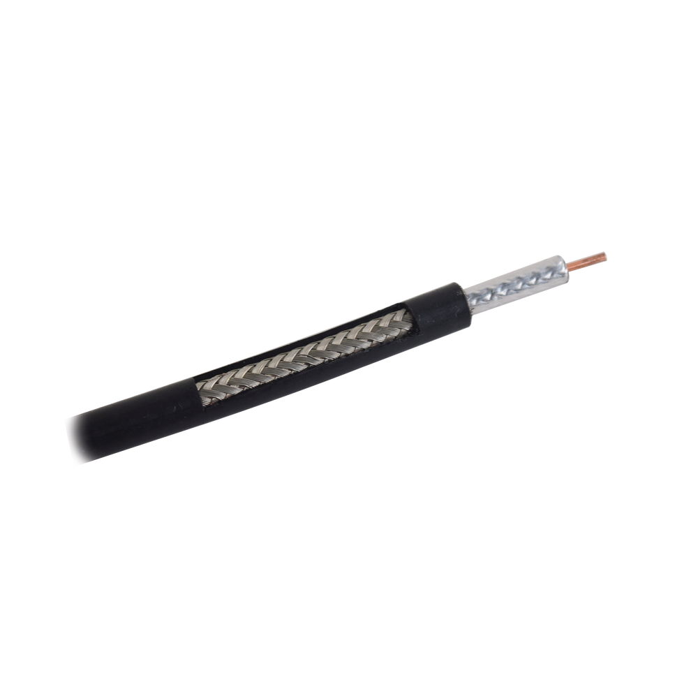 Metro de Cable Coaxial RG-58 LMR-195, Baja Pérdida de 50 Ohms, Conductor de Cobre Sólido