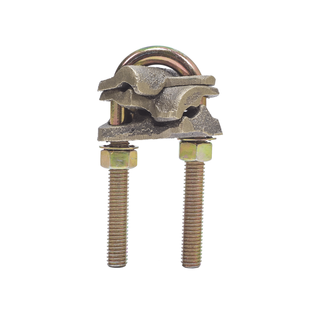 Conector X 2 Cables / Calibre 4-2/0 AWG / Bronce 100% / Unión Cruzada / Sin Soldadura / Baja Resistencia