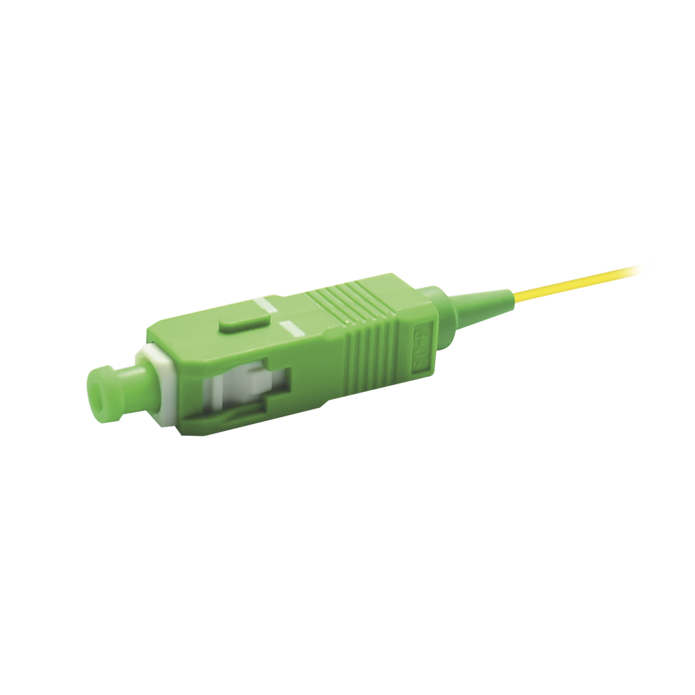 Pigtail de Fibra Óptica Monomodo SC/APC, Simplex de 2 Metros (6.56 Pies)